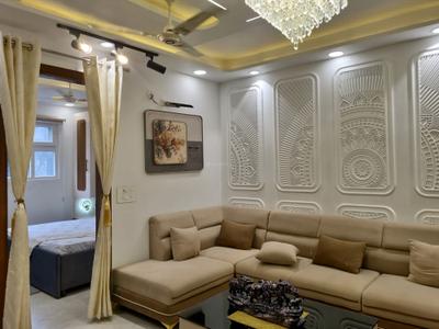 Living Room Image of 810 Sq.ft 3 BHK Apartment / Flat for sale in Dwarka Mor New Delhi for Rs. 5700000