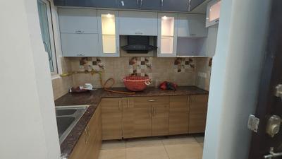 Kitchen Image of 1075 Sq.ft 2 BHK Apartment / Flat for rent in Gaur City 7th Avenue, Noida Extension Greater Noida for Rs. 21000