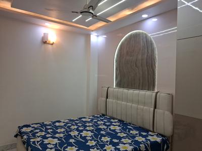 Bedroom Image of 900 Sq.ft 3 BHK Builder Floor for rent in Dwarka Mor New Delhi for Rs. 32000