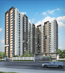 Image of 1531 Sq.ft 3 BHK Apartment / Flat for sale in Navalur, Chennai for Rs. 7500000