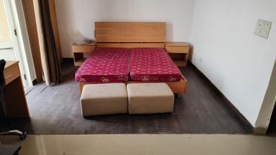 Bedroom Image of 535 Sq.ft 1 RK Apartment / Flat for rent in Supertech Czar Suites, Omicron I Greater Noida for Rs. 17000