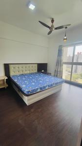 Bedroom Image of 640 Sq.ft 1 RK Studio for rent in Lodha Belmondo, Gahunje Pune for Rs. 37000