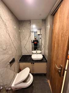 Bathroom Image of 800 Sq.ft 1 RK Builder Floor for rent in Sector 55 Gurgaon for Rs. 22000