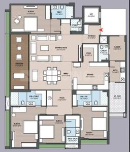 Image of 5060 Sq.ft 4 BHK Apartment / Flat for sale in Maruti Aatman, Iscon Ambli Road, Ahmedabad for Rs. 44000000