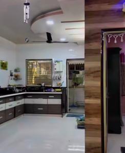 Kitchen Image of 1600 Sq.ft 3 BHK Independent House for sale in Piplod Surat for Rs. 10500000