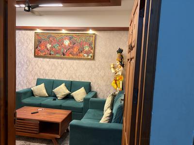 Hall Image of 1500 Sq.ft 3 BHK Apartment / Flat for rent in Punkunnam Thrissur for Rs. 30000