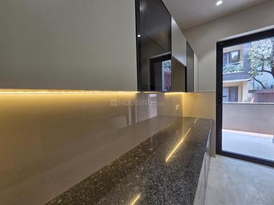 Kitchen Image of 1500 Sq.ft 3 BHK Builder Floor for rent in Rajouri Garden New Delhi for Rs. 56000