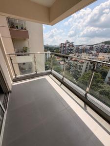 Balcony Image of 1200 Sq.ft 2 BHK Apartment / Flat for rent in Mont Vert Avion, Pashan Pune for Rs. 38000