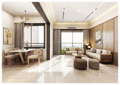 Hall Image of 1100 Sq.ft 3 BHK Apartment / Flat for sale in Dev The Galaxy, Shela Ahmedabad for Rs. 11000000
