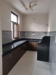 Kitchen Image of 1100 Sq.ft 2 BHK Builder Floor for rent in Sodala Jaipur for Rs. 18000