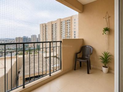 Balcony Image of 1161 Sq.ft 2 BHK Apartment / Flat for sale in Bhartiya Nikoo Homes, Navarathna Agrahara Bengaluru for Rs. 14700000