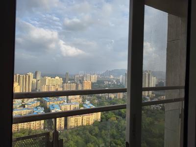 Balcony Image of 1500 Sq.ft 4 BHK Apartment / Flat for rent in Ashar Sapphire, Thane West Thane for Rs. 75000