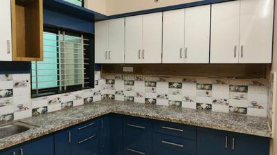 Kitchen Image of 1500 Sq.ft 2 BHK Builder Floor for rent in Geetanjali Green City, Pipariya Sagar for Rs. 10000