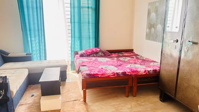 Bedroom Image of 500 Sq.ft 1 RK Builder Floor for rent in Kharar Mohali for Rs. 10000