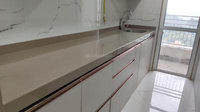Kitchen Image of 1450 Sq.ft 3 BHK Apartment / Flat for rent in JP North Barcelona Wing D, Mira Road East Mira Bhayandar for Rs. 56000