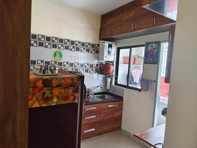 Kitchen Image of 528 Sq.ft 2 BHK Apartment / Flat for sale in Karelibagh Vadodara for Rs. 2920000