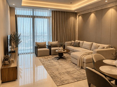 Image of 1600 Sq.ft 3 BHK Apartment / Flat for rent in Nadakkave, Kozhikode for Rs. 50000