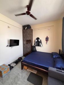 Bedroom Image of 350 Sq.ft 1 RK Apartment / Flat for rent in Domlur Layout Bengaluru for Rs. 28000