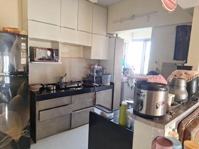 Kitchen Image of 1050 Sq.ft 2.5 BHK Apartment / Flat for rent in Lodha Casa Rio, Palava Phase 1 Thane for Rs. 28000