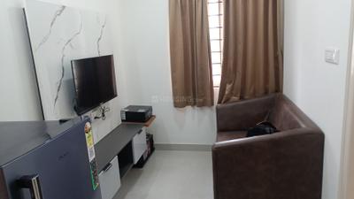 Living Room Image of 1200 Sq.ft 1 BHK Apartment / Flat for rent in Whitefield Bengaluru for Rs. 21000