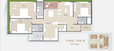 Image of 2763 Sq.ft 3 BHK Apartment / Flat for sale in PDPU Road, Gandhinagar for Rs. 12000000
