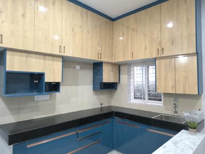 Kitchen Image of 1390 Sq.ft 2 BHK Builder Floor for rent in Gunjur Palya Bengaluru for Rs. 30000