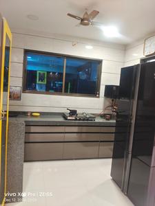 Kitchen Image of 405 Sq.ft 1 BHK Apartment / Flat for rent in Ramaa Residency, Dahin Nagar Surat for Rs. 12999