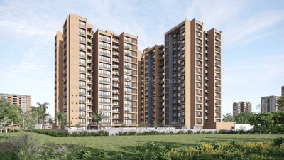 Image of 1845 Sq.ft 3 BHK Apartment / Flat for sale in Sakar Prime, Zundal, Ahmedabad for Rs. 7900000