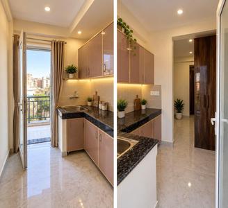 Kitchen Image of Luxury Girls, Co living PG in Sector 21, Gurgaon