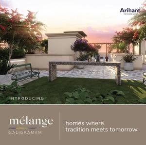 Image of 1583 Sq.ft 3 BHK Apartment / Flat for sale in Arihant Melange, Saligramam, Chennai for Rs. 22646153