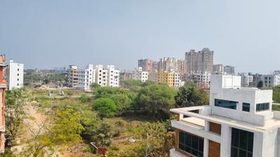 Balcony Image of 1600 Sq.ft 3 BHK Apartment / Flat for sale in New Town Kolkata for Rs. 9000000