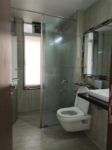 Bedroom Three Image of 1200 Sq.ft 3 BHK Apartment / Flat for rent in Runwal Elegante, Andheri West Mumbai for Rs. 180000
