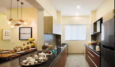 Kitchen Image of 753 Sq.ft 2 BHK Apartment / Flat for sale in The Atmosphere, Mulund West Mumbai for Rs. 17000000