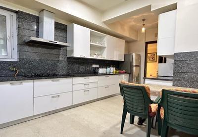 Kitchen Image of 7200 Sq.ft 4 BHK Builder Floor for rent in Panchsheel Park New Delhi for Rs. 500000