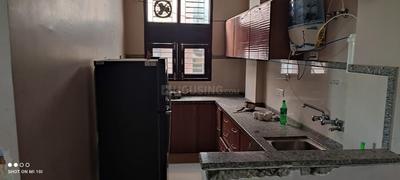 Kitchen Image of 1300 Sq.ft 3 BHK Builder Floor for rent in Ram Nagar Jaipur for Rs. 27000