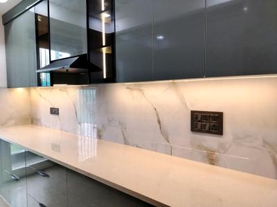 Kitchen Image of 946 Sq.ft 1 BHK Independent House for rent in Sushant Lok Phase 1 Gurgaon for Rs. 45000