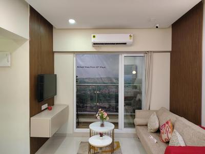 Living Room Image of 777 Sq.ft 1 BHK Apartment / Flat for sale in Ashar Arize Tower B And C, Kalwa Thane for Rs. 9500000