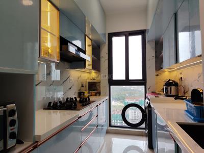 Kitchen Image of 970 Sq.ft 2 BHK Apartment / Flat for sale in CANVAS &amp; COVE, Begur Bengaluru for Rs. 14600000
