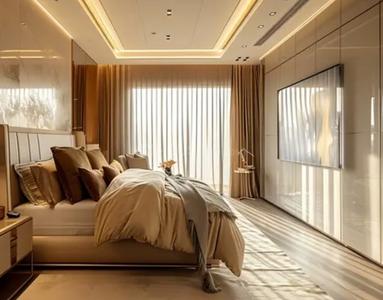 Bedroom Image of 2206 Sq.ft 4 BHK Apartment / Flat for sale in The Artek Park, Bandra East Mumbai for Rs. 129900000
