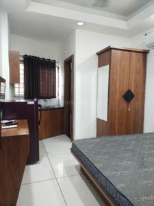 Bedroom Image of 350 Sq.ft 1 RK Studio for rent in Vijay Nagar Indore for Rs. 13999