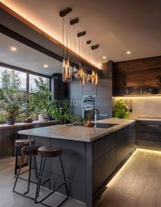 Kitchen Image of 1650 Sq.ft 3 BHK Apartment / Flat for sale in Panniyankara Kozhikode for Rs. 13000000