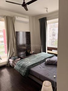 Bedroom Image of 1350 Sq.ft 2.5 BHK Apartment / Flat for rent in Rani Akriti Shantiniketan, Sector 143B Noida for Rs. 32000