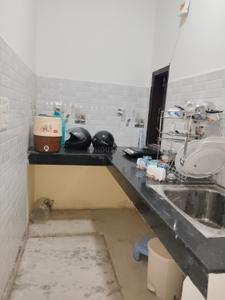 Kitchen Image of 450 Sq.ft 1 BHK Builder Floor for sale in Dabri New Delhi for Rs. 2700000