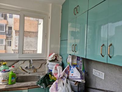 Kitchen Image of 600 Sq.ft 1 BHK Apartment / Flat for sale in Sector 19 Dwarka New Delhi for Rs. 8000000