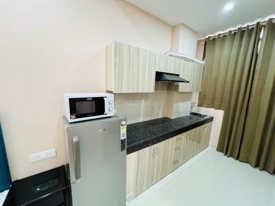 Kitchen Image of 750 Sq.ft 1 RK Independent House for rent in Tulip Monsella, Sector 53 Gurgaon for Rs. 24000