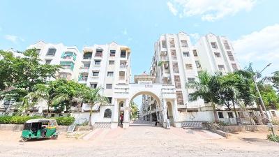 Image of 1152 Sq.ft 2 BHK Apartment / Flat for sale in Shukan Villas, Sargasan, Gandhinagar for Rs. 4900000