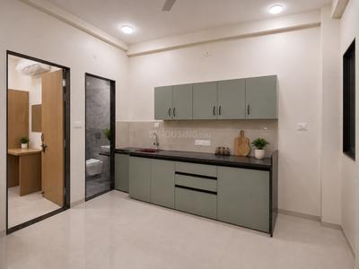 Kitchen Image of 900 Sq.ft 1 BHK Apartment / Flat for rent in Vishnu Puri Colony Indore for Rs. 15000