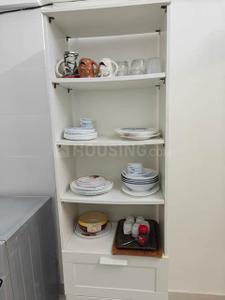 Kitchen Image of 630 Sq.ft 1 BHK Apartment / Flat for rent in Shaligram Plush, Thaltej Ahmedabad for Rs. 16000