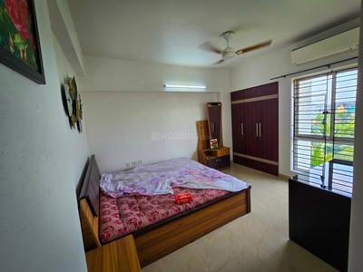 Bedroom Image of 1400 Sq.ft 3 BHK Apartment / Flat for rent in Sunland Residency, Rajarhat Kolkata for Rs. 42000