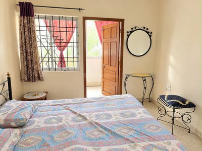 Bedroom Image of 1100 Sq.ft 1 BHK Apartment / Flat for rent in Murugeshpalya Bengaluru for Rs. 35000